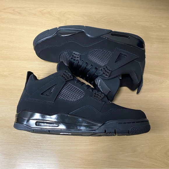 Air Jordan 4 “Black Cat” -Men’s Retro Sneakers Shoes - Picture 5 of 7